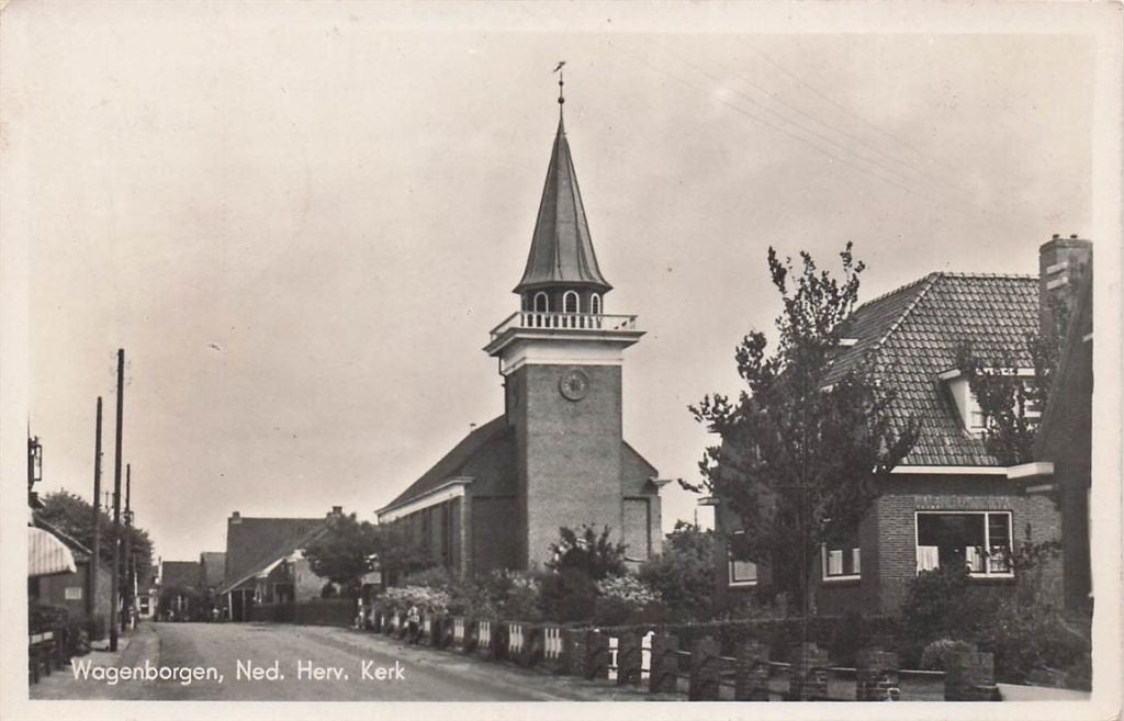 702-339-025 Wagenborgen Ned Herv Kerk, Verzamelen, Ophalen of Verzenden, Voor 1920, Groningen