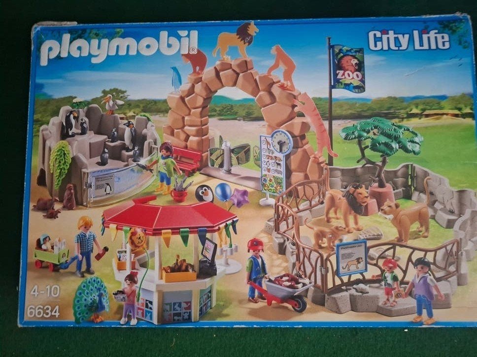 Playmobil City Life Grote Stad Zoo 6634, Kinderen en Baby's, Speelgoed | Playmobil, Ophalen, Gebruikt, Gebouw, Complete set