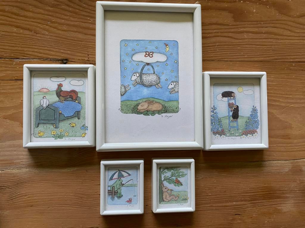 Ikea Lajban lijstjes- wanddecoratie, Kinderen en Baby's, Ophalen of Verzenden, Gebruikt, Wanddecoratie