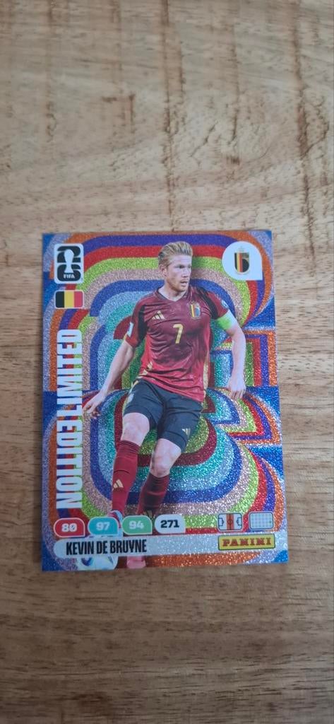 Kevin De Bruyne Limited Edition Panini FIFA Adrenalyn XL, Ophalen of Verzenden, Zo goed als nieuw, Buitenlandse clubs, Spelerskaart