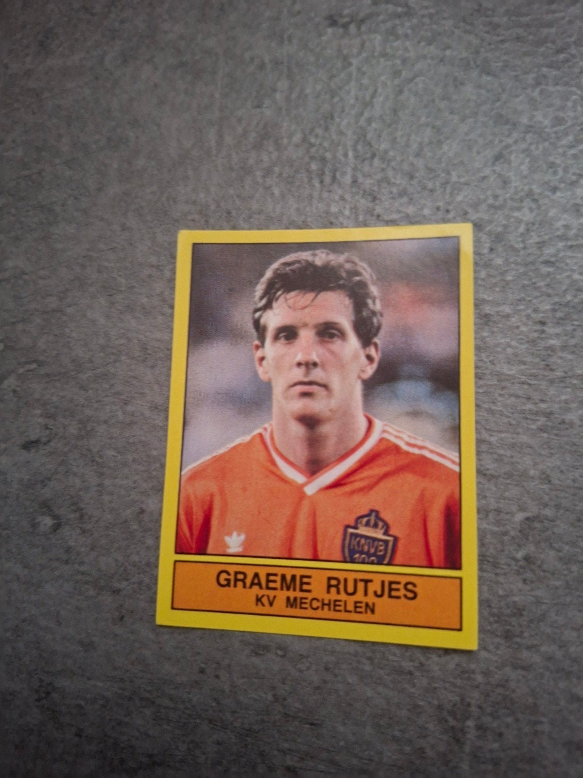 Panini sticker Voetbal 90. Graeme Rutjes KV Mechelen., Ophalen of Verzenden, Zo goed als nieuw, Sticker