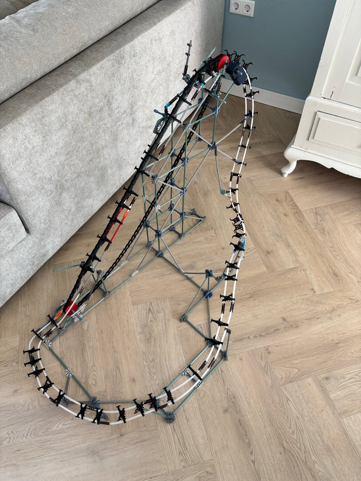 K'nex Shark Attack Coaster met extra onderdelen, Ophalen, Gebruikt, K'nex