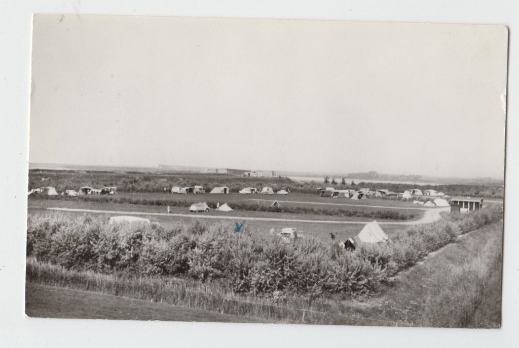 384 Ouwerkerk Camping "Vier Bannen" B16, Verzenden, 1940 tot 1960, Gelopen, Zeeland
