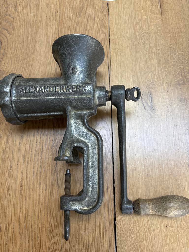 Vintage Alexanderwerk Vleesmolen - Maat 8, Ophalen