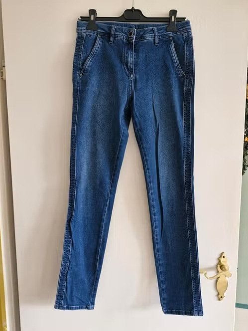 Blauwe spijkerbroek Maat 38 h, Blauw, Denim Amsterdam, Onbekend, Ophalen of Verzenden