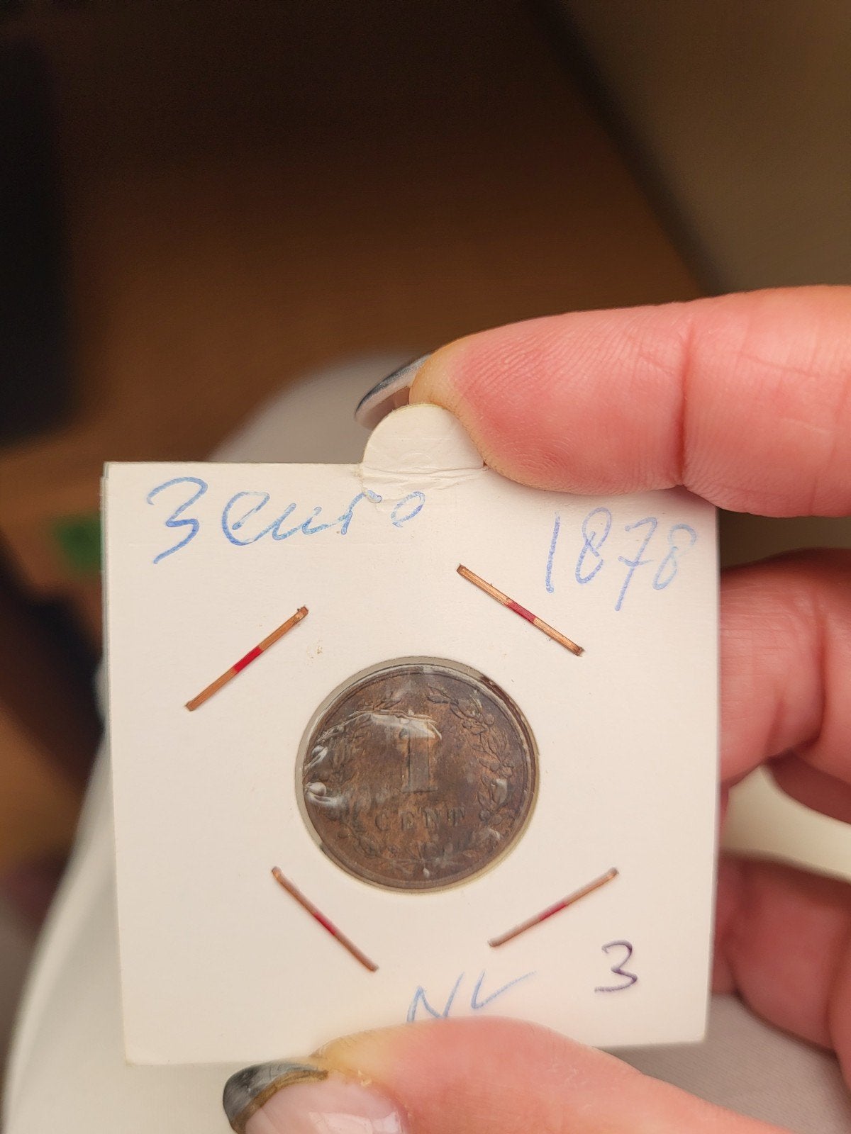1 Cent 1878 (4), Postzegels en Munten, Ophalen of Verzenden, Koning Willem III, 1 cent
