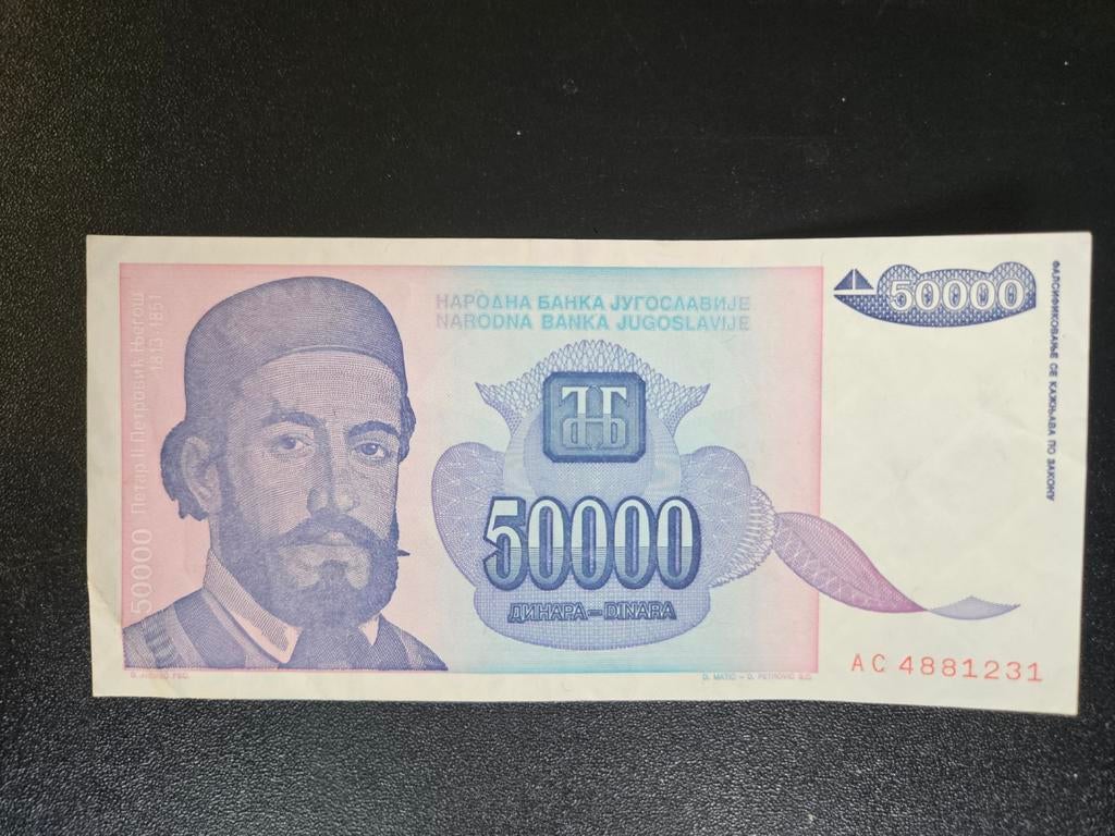 Joegoslavië pick 130 1993, Ophalen of Verzenden, Joegoslavië, Los biljet
