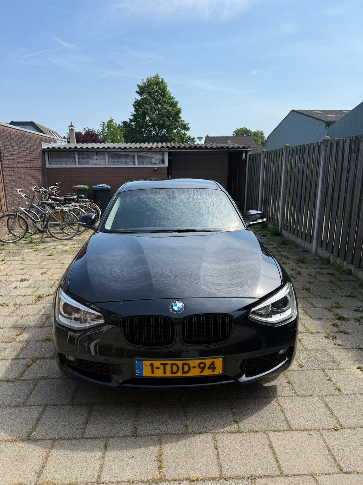 BMW 1-Serie 114I 75KW 3-DR 2013 Zwart 1.6 motor, Auto's, BMW, 1-Serie, Achterwielaandrijving, Zwart, 4 cilinders