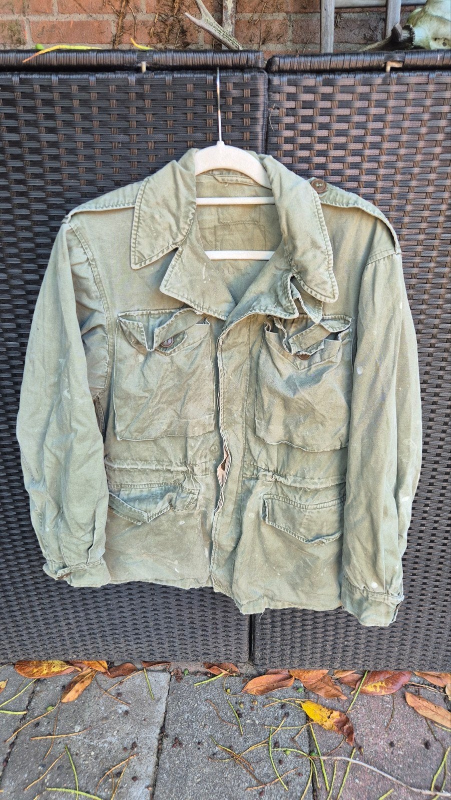 Amerikaanse m43 uniform jas, Ophalen of Verzenden, Amerika, Kleding of Schoenen