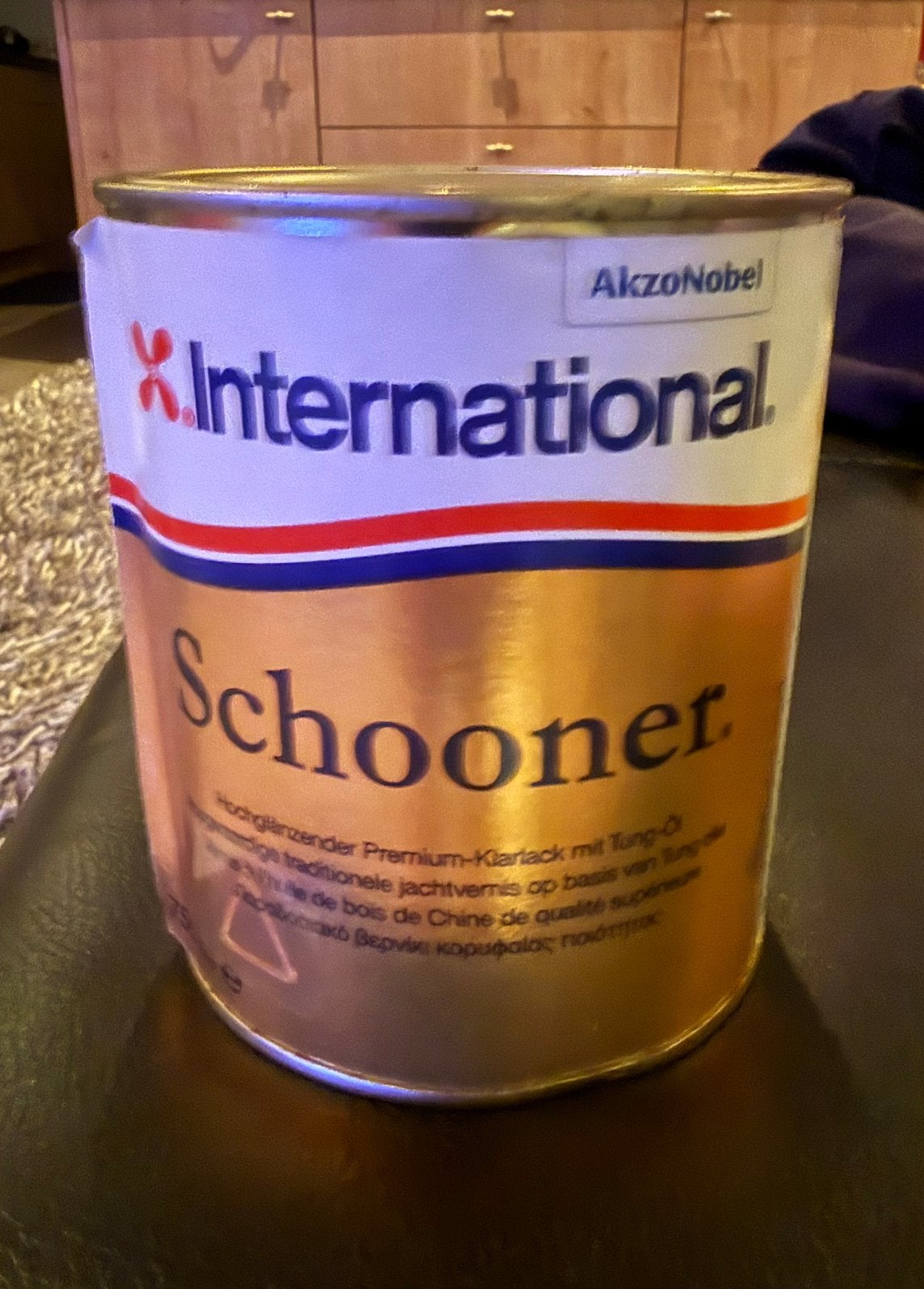 International Schooner Hoogglans Jachtlak 750ml, Ophalen, Nieuw, Lak