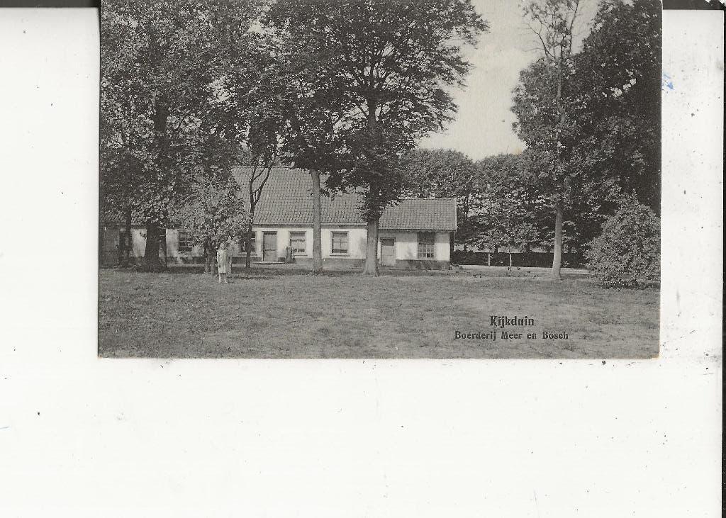 Kijkduin Boerderij Meer en Bosch  H Egg, Ophalen of Verzenden, Voor 1920, Ongelopen, Zuid-Holland