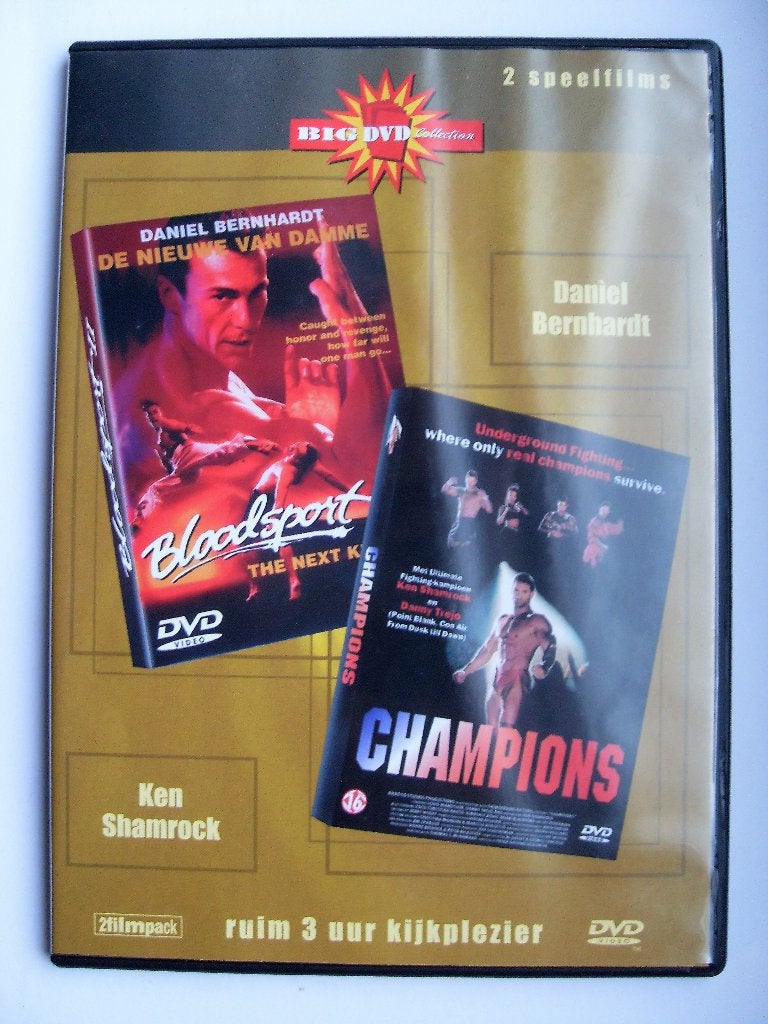 Bloodsport 2 & Champions (originele dvd), Engels, Nederlands, Actie, Ophalen of Verzenden