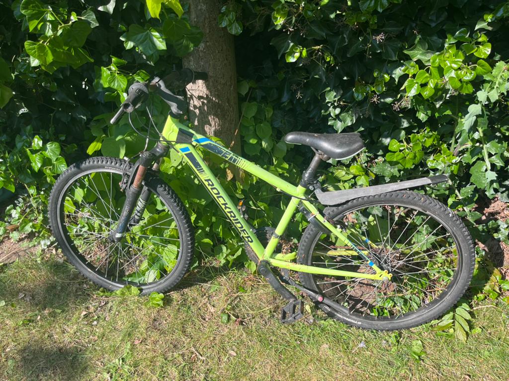 Mountainbike B’twin Rockrider 24 inch jongens jongensfiets, Ophalen, Gebruikt, 24 inch