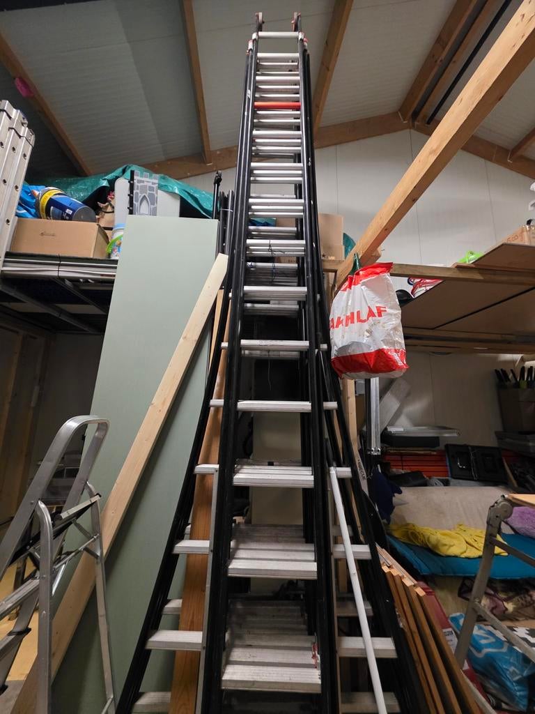 2x Alltrex ladder 14 treden, Ophalen, Zo goed als nieuw