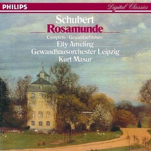 SCHUBERT Rosamunde CD MASUR AMELING PHILIPS NIEUWSTAAT, Ophalen of Verzenden, Classicisme, Zo goed als nieuw, Orkest of Ballet