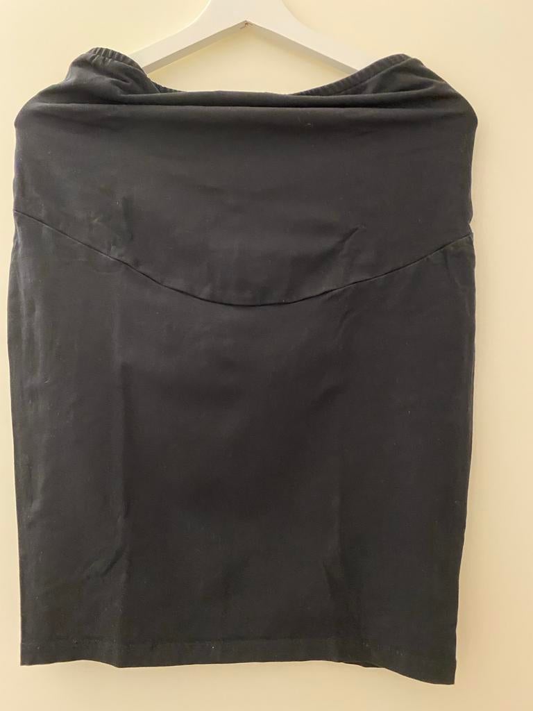 Comfortabele zwarte zwangerschapsrok maat M, Maat 38/40 (M), Zwart, Ophalen of Verzenden, Knielengte