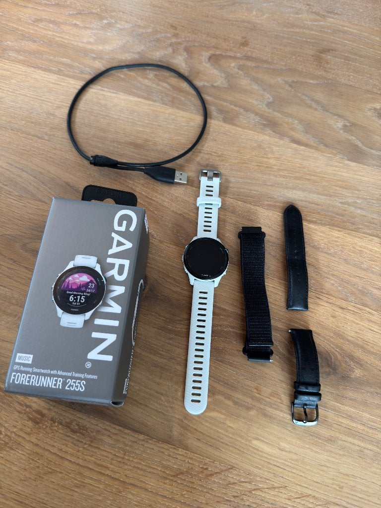 Garmin Forerunner 255S Music GPS Smartwatch, Ophalen, Wit, Garmin, Zo goed als nieuw