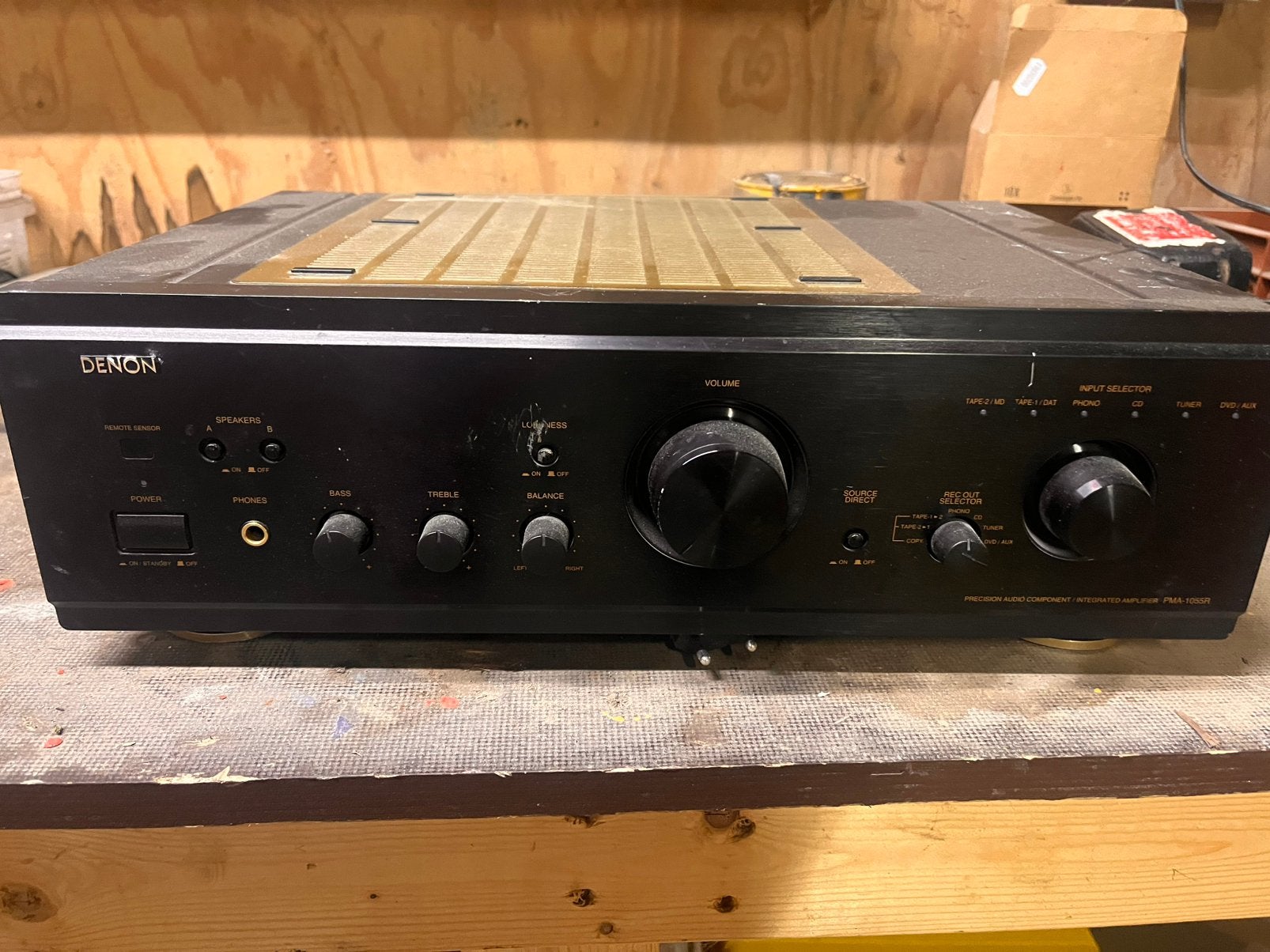 Denon  PMA-1055R versterker, Muziek en Instrumenten, Ophalen, Zo goed als nieuw, Minder dan 500 watt