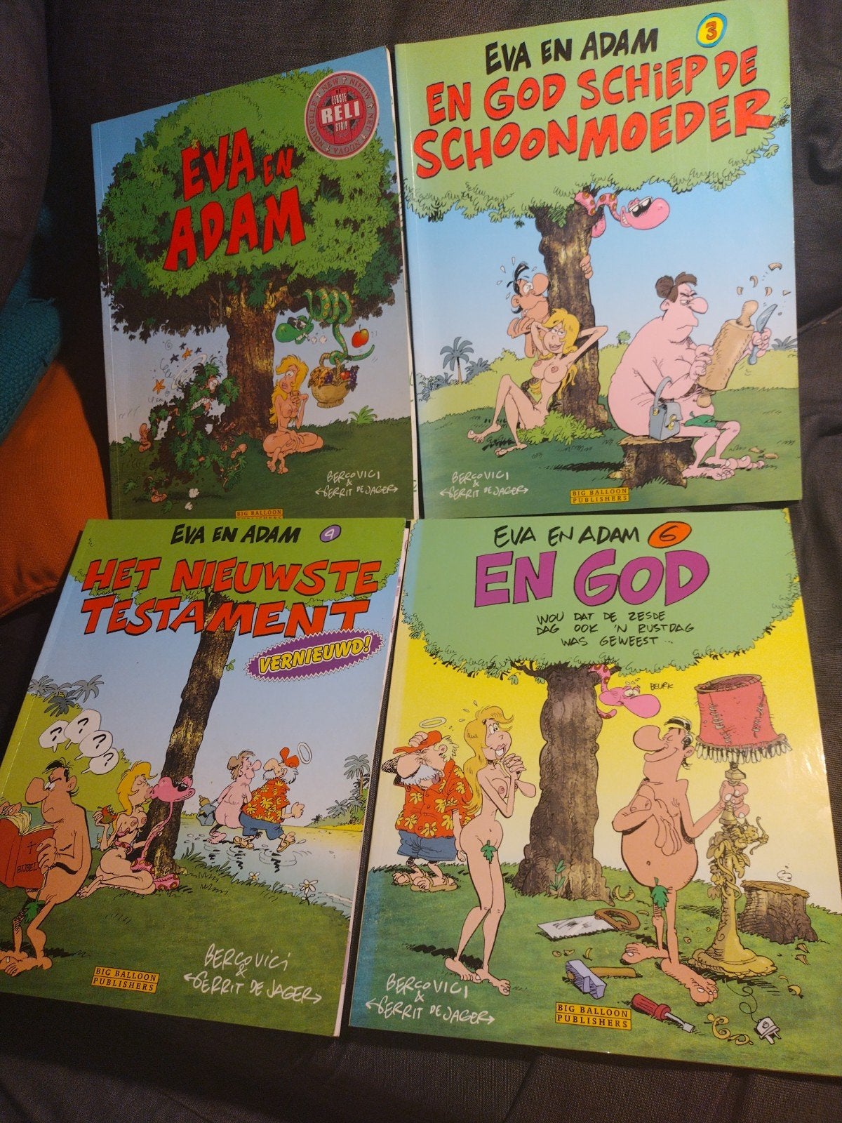 Eva en Adam 1/3/4&6, Boeken, Stripboeken, Zo goed als nieuw, Meerdere stripboeken, Ophalen of Verzenden