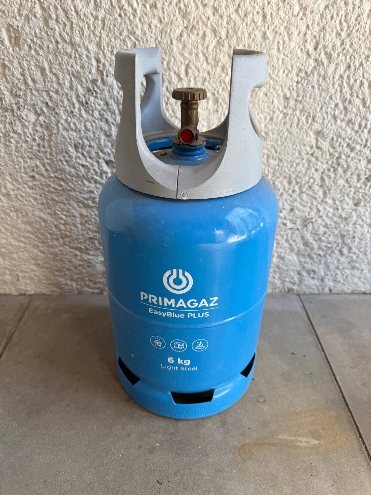 Primagaz EasyBlue PLUS gasfles (6 kg) - halfvol, Ophalen of Verzenden, Gebruikt