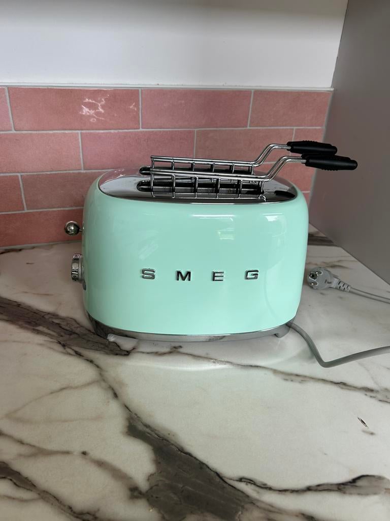 Smeg broodrooster - mintgroen, Witgoed en Apparatuur, Broodroosters, Ophalen, Zo goed als nieuw