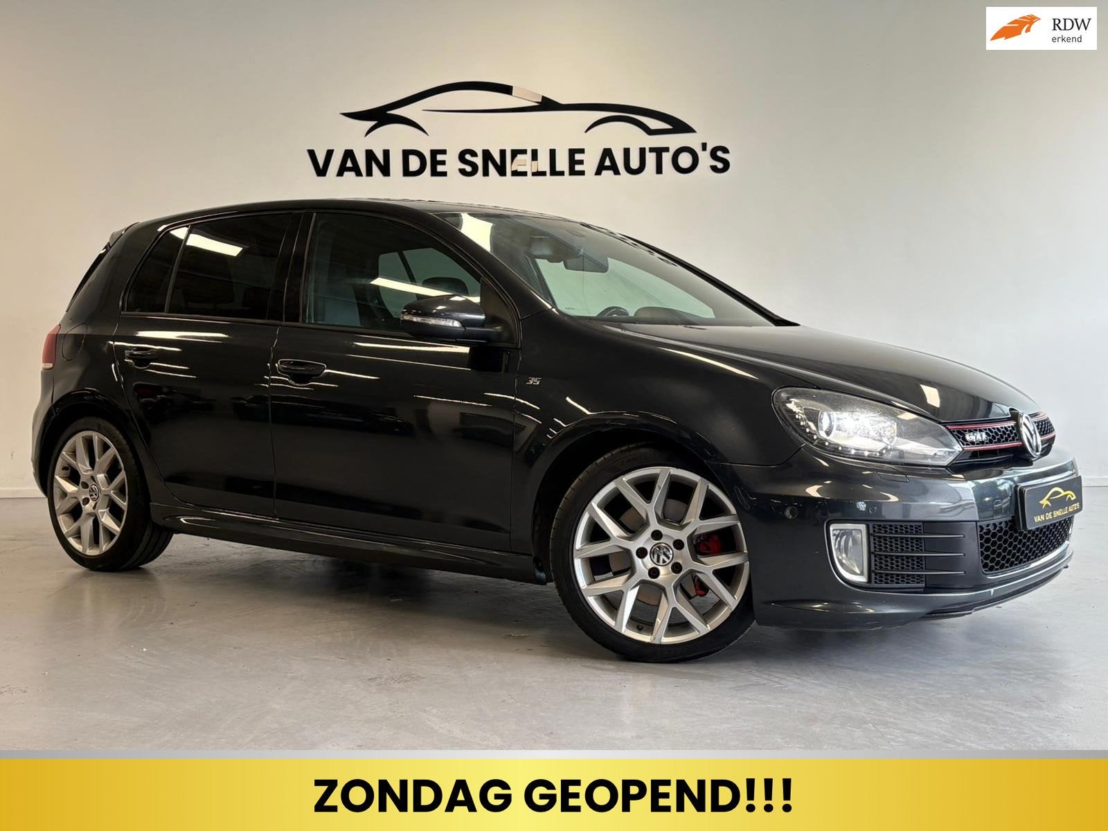 Volkswagen Golf 2.0 GTI Edition 35 AUTOMAAT/PANO/PDC, Euro 5, 4 cilinders, 1984 cc, Zwart