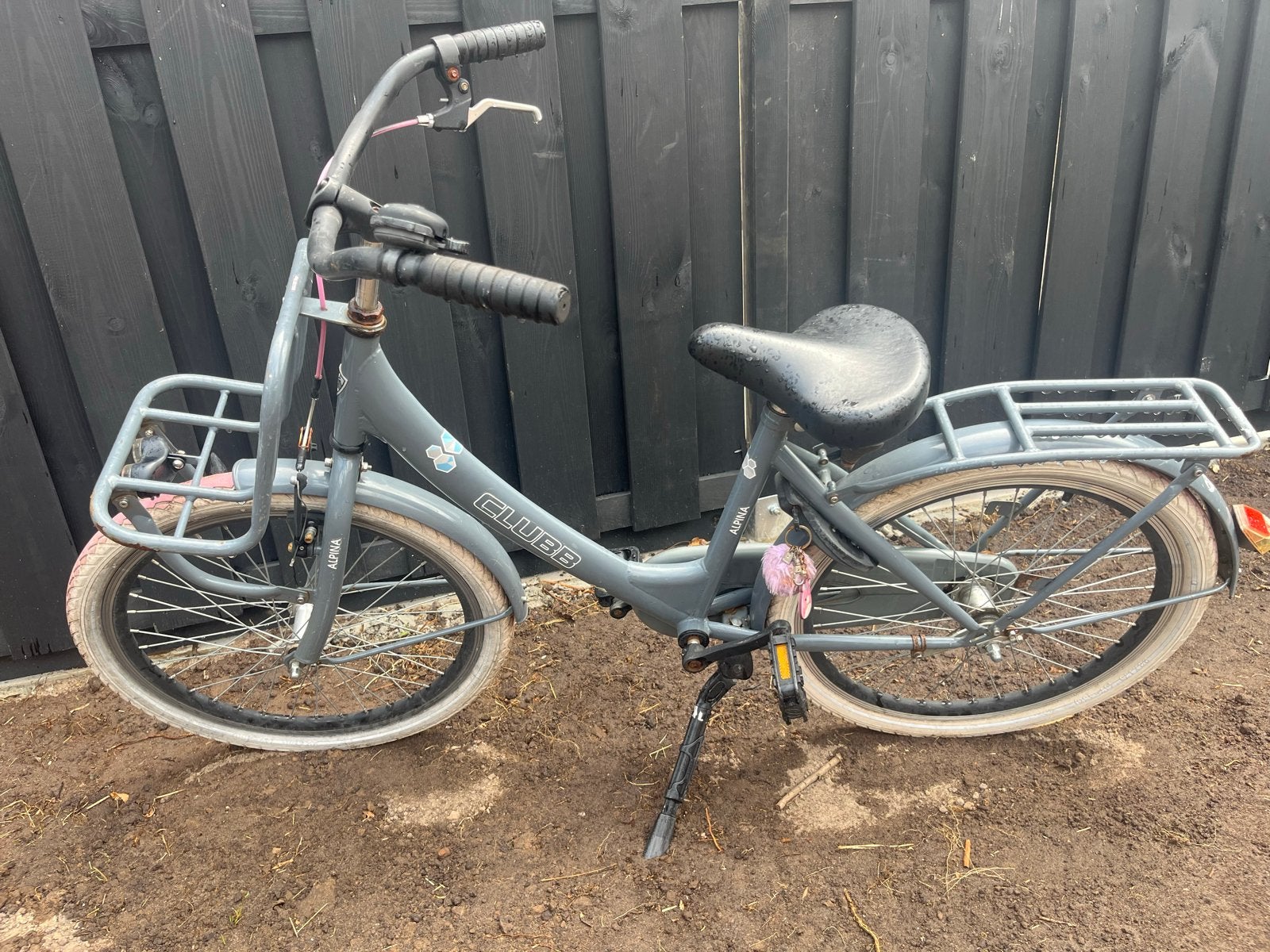 Alpina Club fiets 20 inch met voordrager, Terugtraprem, Gebruikt, Ophalen of Verzenden, Handrem