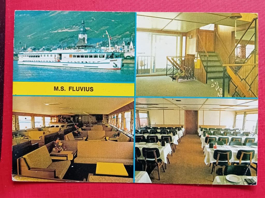 Ansichtkaart M.S. Fluvius, Ophalen of Verzenden, Kaart, Foto of Prent