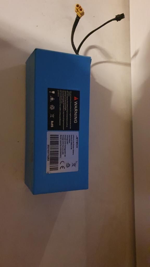 JETech Batterij 36V 42V 10Ah windgoo moovway DYU B3, Fietsen en Brommers, Ophalen of Verzenden, Gebruikt