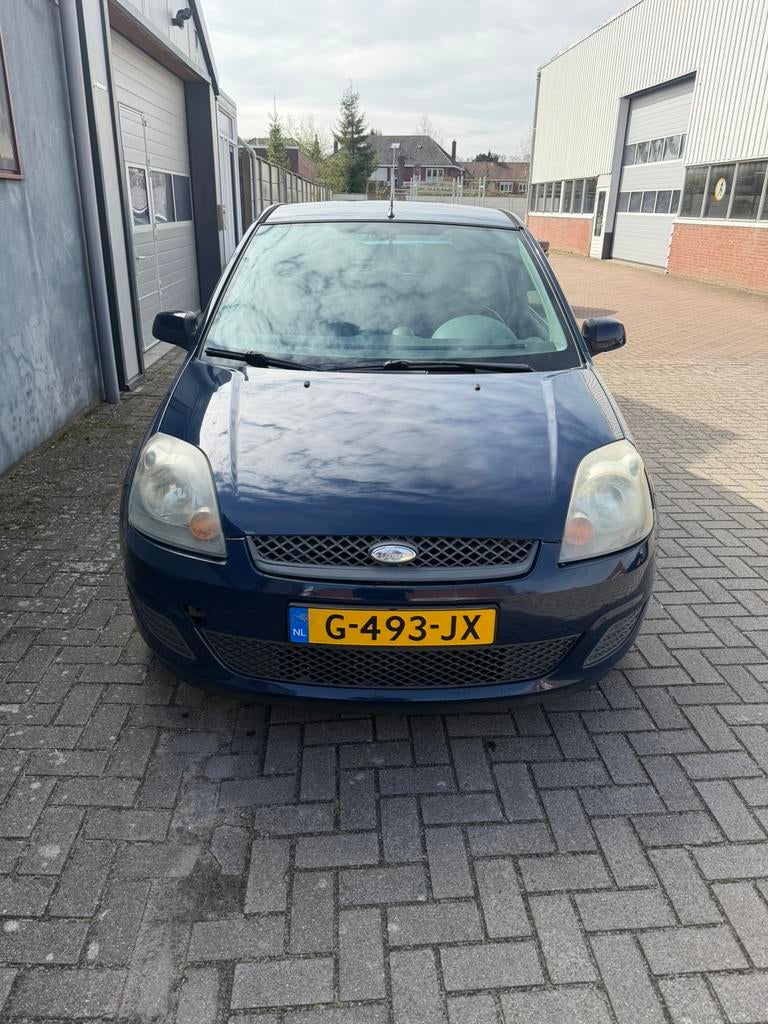 Ford Fiësta 1.3 I 3DR 2008 Blauw, Auto's, Voorwielaandrijving, 1299 cc, Stof, 4 cilinders