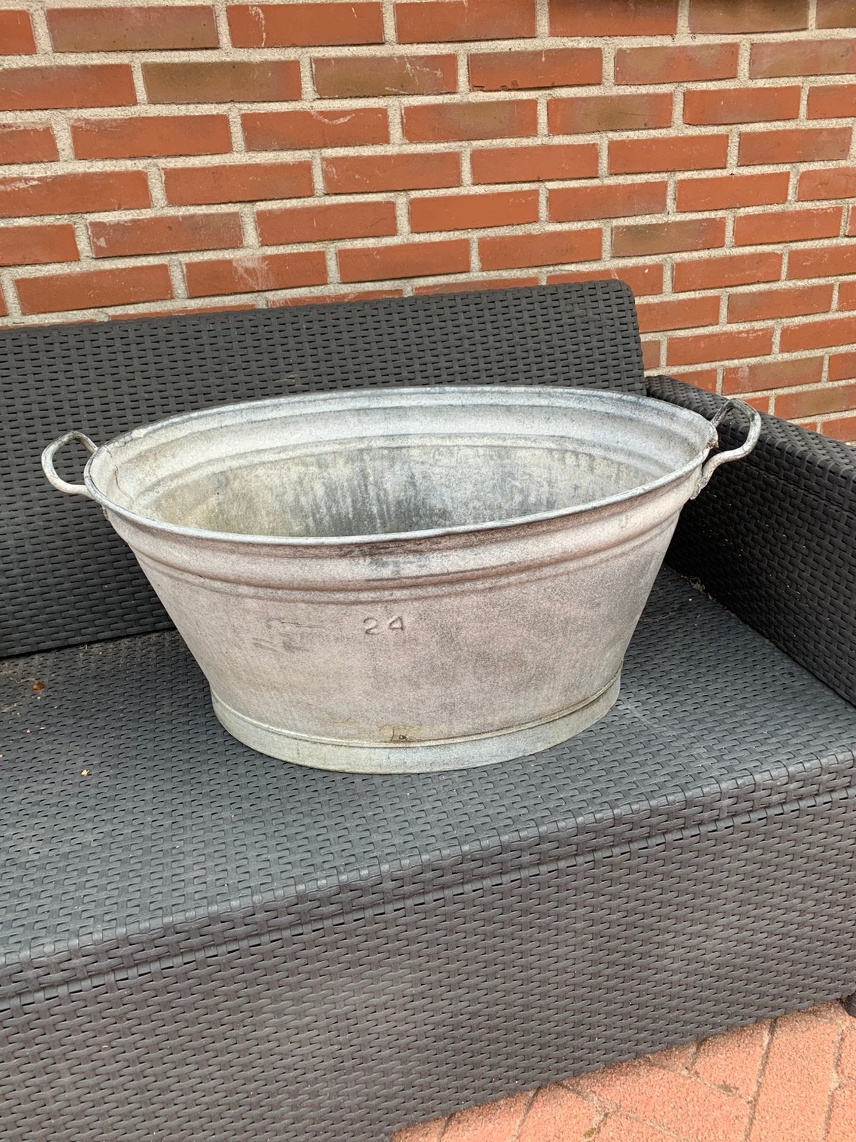 Zinken teil met oren, Ophalen, Gebruikt, Metaal, 30 tot 60 cm