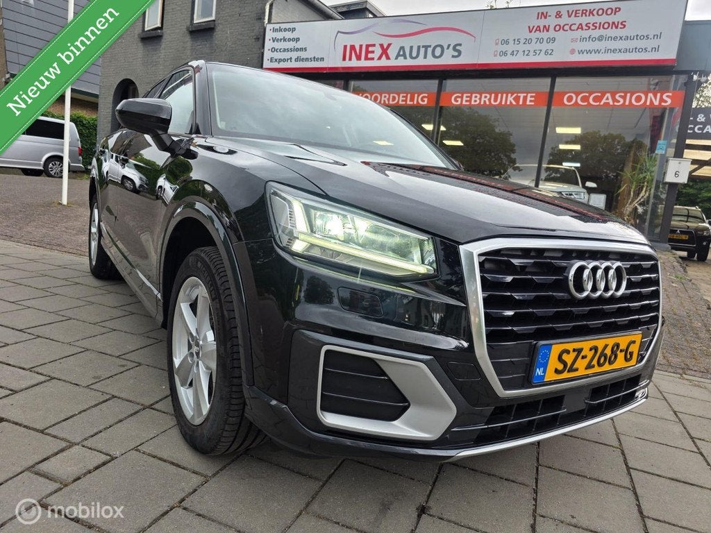 Audi Q2 1.0 TFSI Sport Pro Line S Dealer Onderh Incl.APK+Afl, Auto's, Audi, Voorwielaandrijving, Gebruikt, 116 pk, Zwart