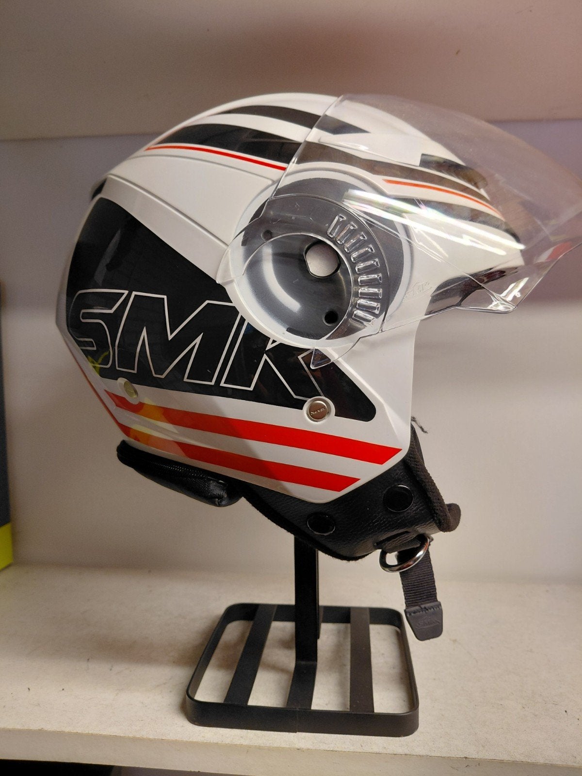 Nieuwe SMK helm maat L.  Kapot vizier, Dames, Jethelm, Ophalen of Verzenden, L