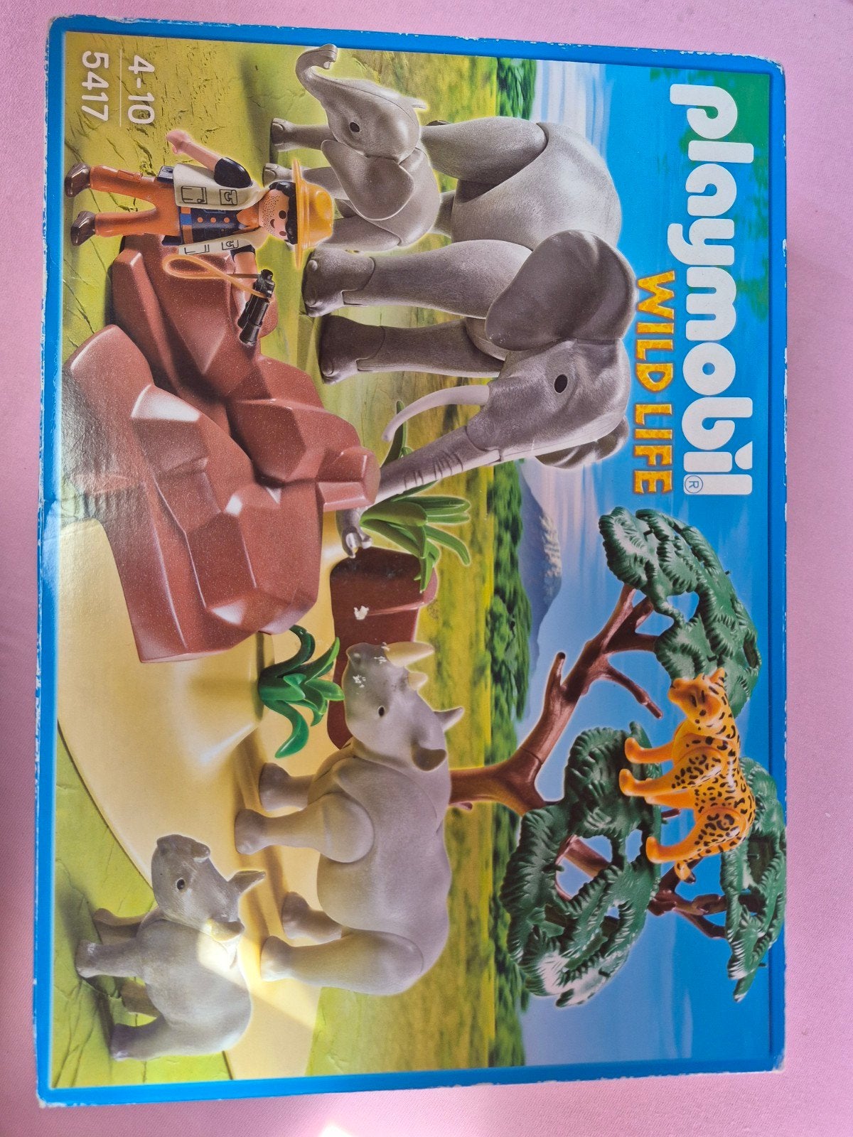 Playmobil Wild Life Set 5417 - Olifanten en Neushoorn, Wild life, Complete set, Overige typen, Ophalen of Verzenden