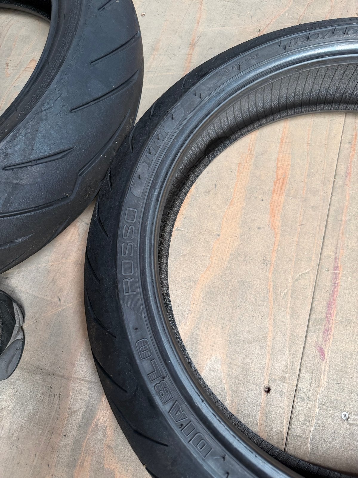 Pirelli Diablo Rosso 3 banden set 120/70/17 & 160/60/17, Ophalen of Verzenden, Gebruikt