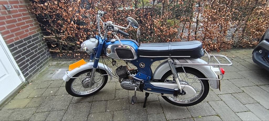 Sparta 3v sport blauw, Fietsen en Brommers, Brommers | Oldtimers, Ophalen