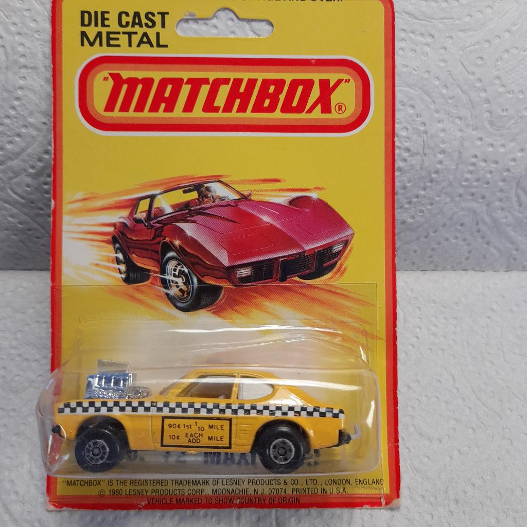 Matchbox LESNEY Hong Kong  Base Capri Maxi Taxi, Verzenden, Nieuw, Auto