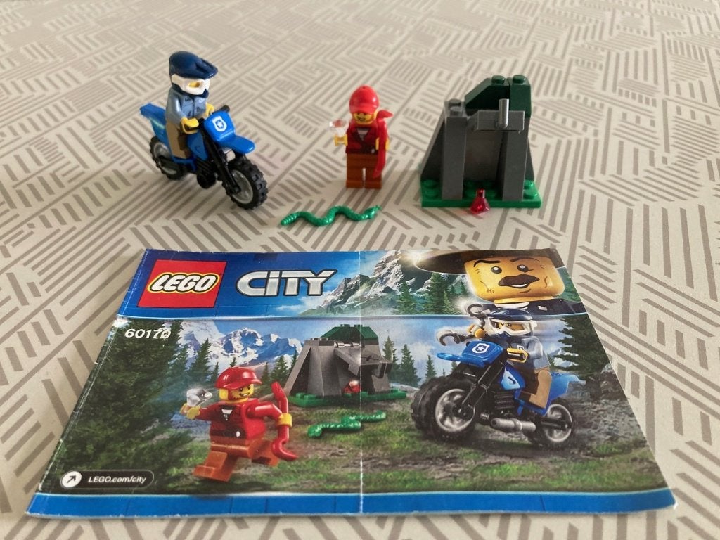 Lego City 60170 bergpolitie, Ophalen, Compleet, City, Lego
