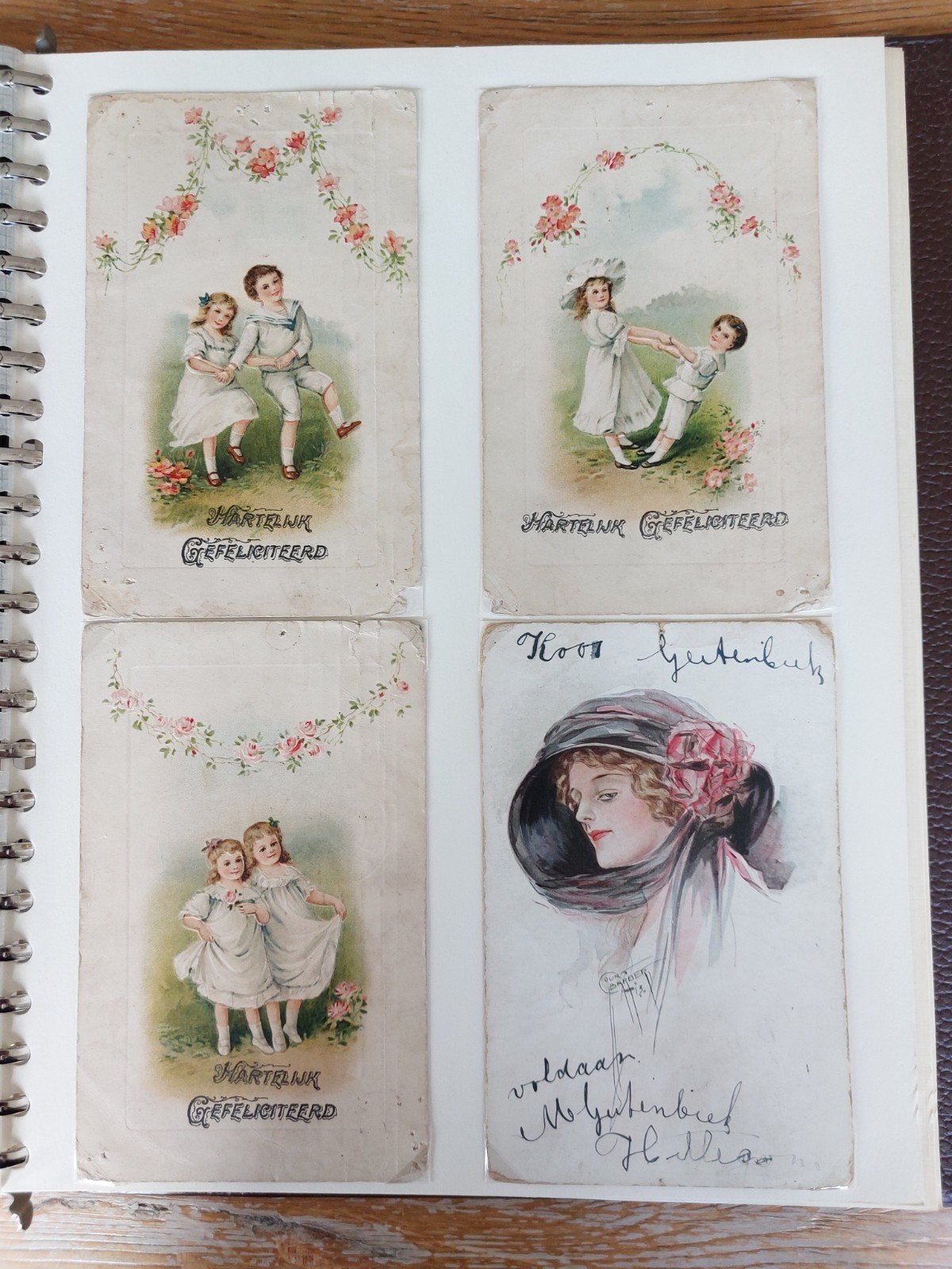 Collectie Oude Ansichtkaarten - Diverse Thema's en Periodes, Ophalen of Verzenden, Voor 1920, Gelopen, Feest(dag)