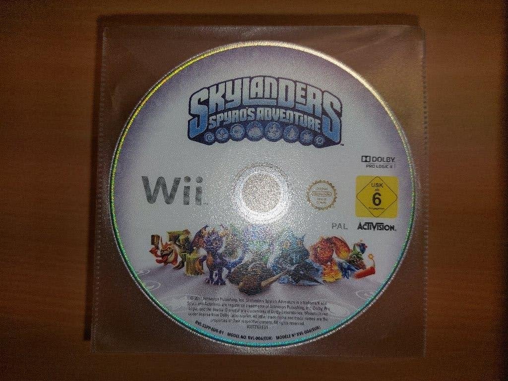 Wii Skylanders Spyro's Adventure (alleen DVD), Avontuur en Actie, Gebruikt, 2 spelers, Eén computer