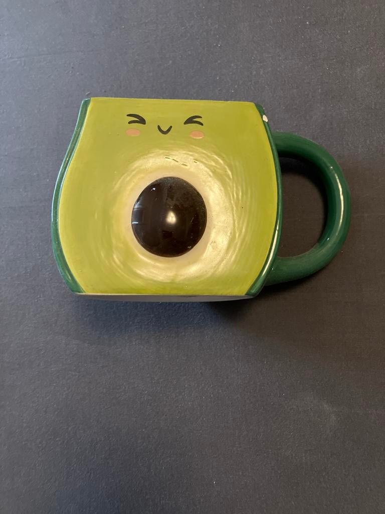 Leuke Avocado Mok, Ophalen of Verzenden, Steen/keramiek, Overige merken, Groen