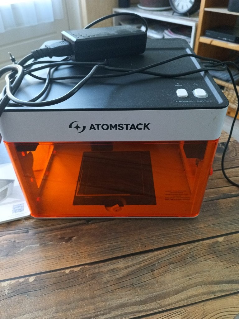 COMPACTE LASERBRANDER MET TOEBEHOREN, Ophalen, Gebruikt