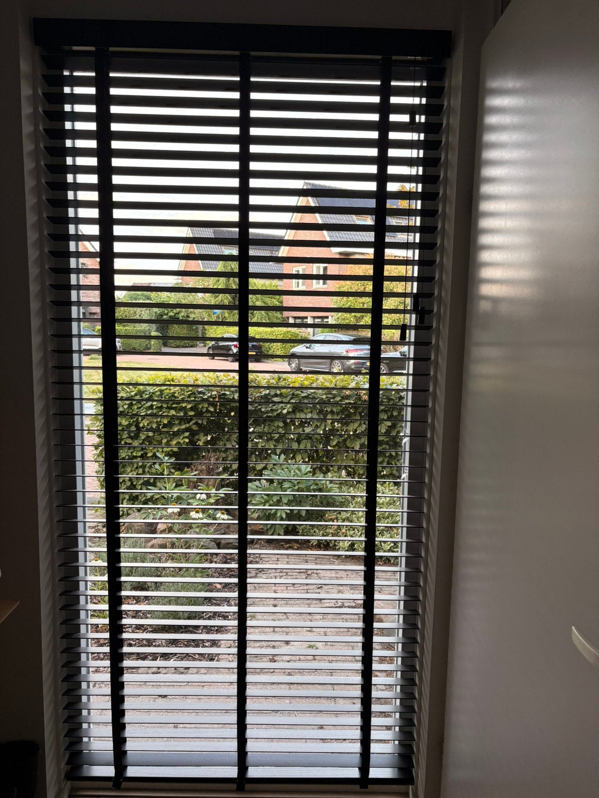 Houten jaloezieën Veneta, Ophalen, Zo goed als nieuw, Lamellen