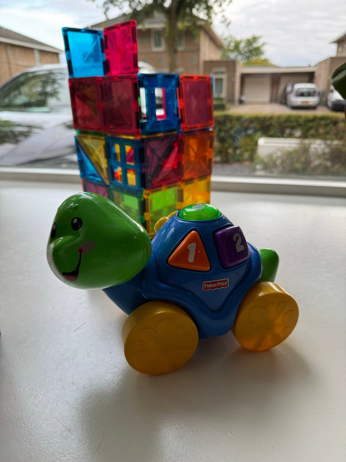 Fisher-Price Schildpad met licht en geluid, Ophalen of Verzenden, Gebruikt, Auto of Voertuig, Met licht