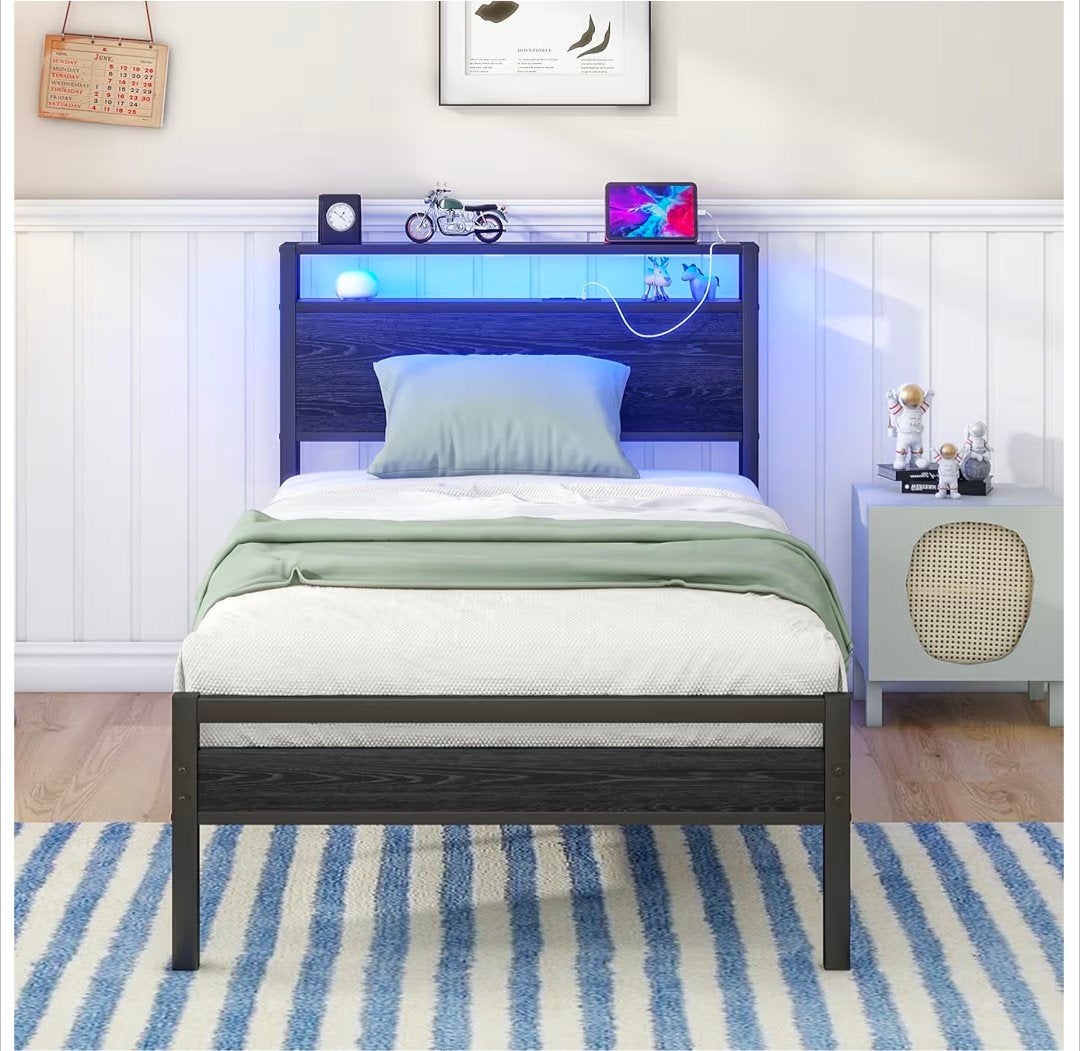 Bed frame 90*160cm, Huis en Inrichting, Slaapkamer | Matrassen en Bedbodems, 90 cm, Eenpersoons, Nieuw, Ophalen of Verzenden