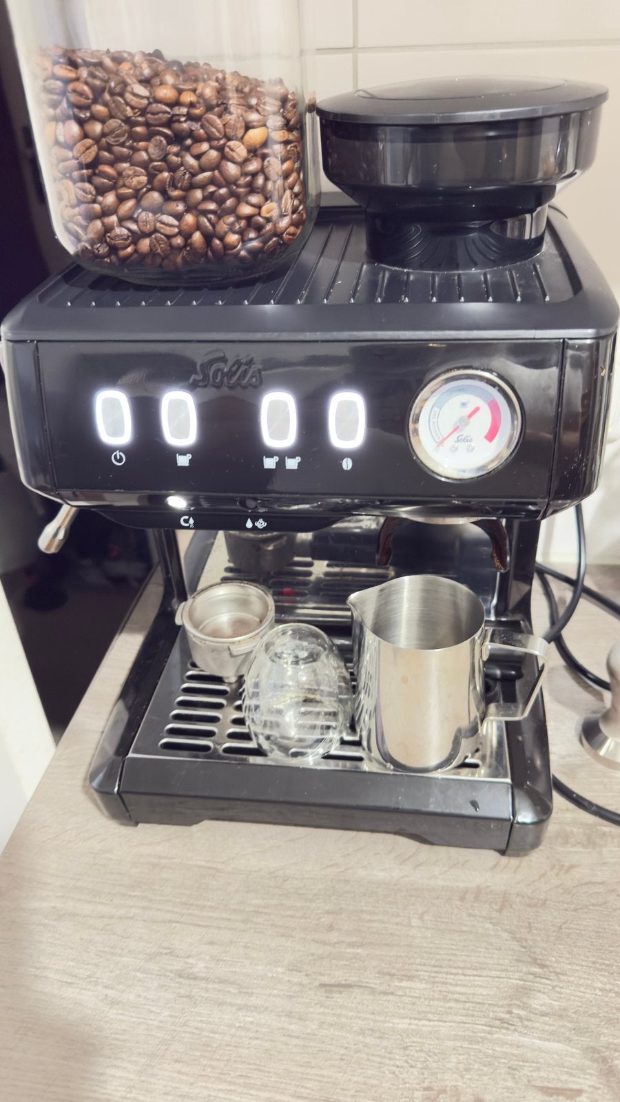 Solis koffiemachine – in goede staat, Ophalen of Verzenden