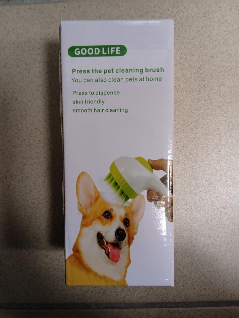 Pet Massageborstel met Shampoo Dispenser voor Hond & Kat, Dieren en Toebehoren, Honden-accessoires, Ophalen of Verzenden, Nieuw