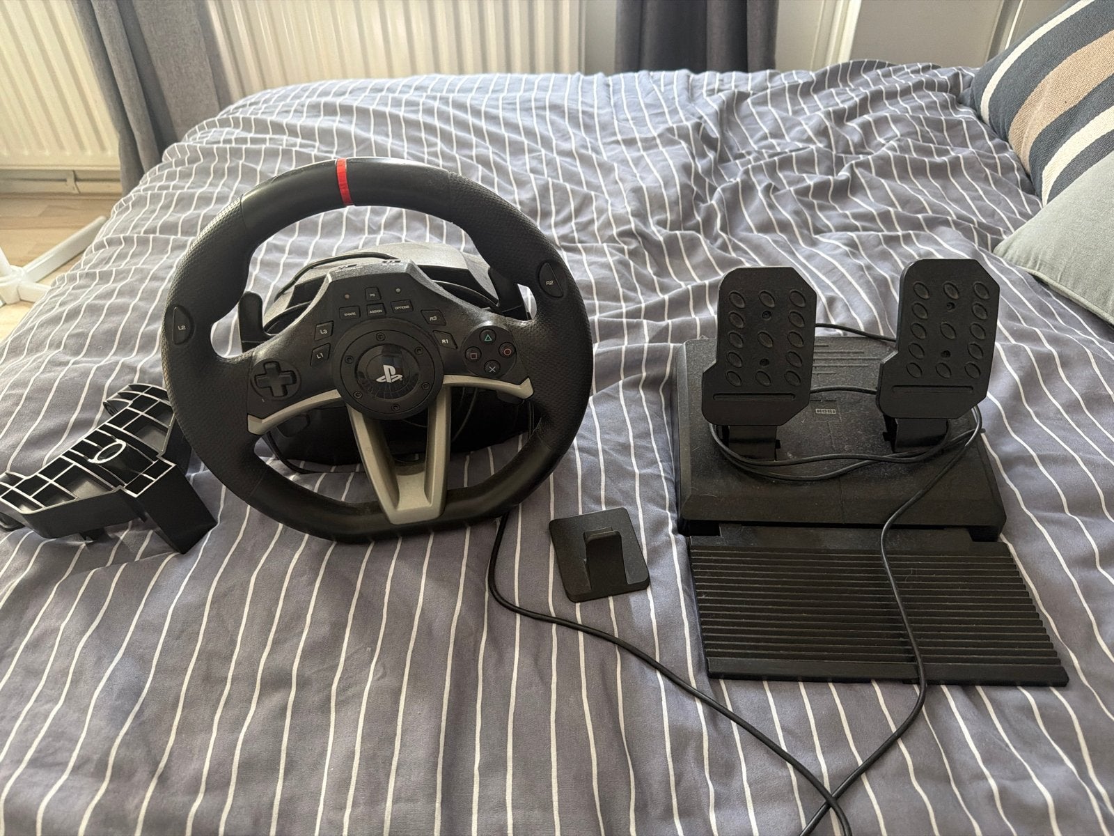 Playstation racestuur wiel met pedalen, Ophalen, Overige merken, Gebruikt