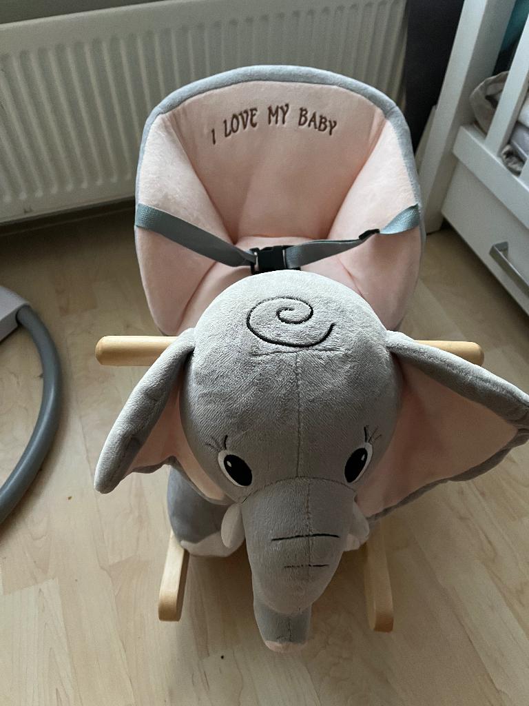 Hobbel olifant, Kinderen en Baby's, Speelgoed | Hobbelfiguren, Nieuw, Ophalen