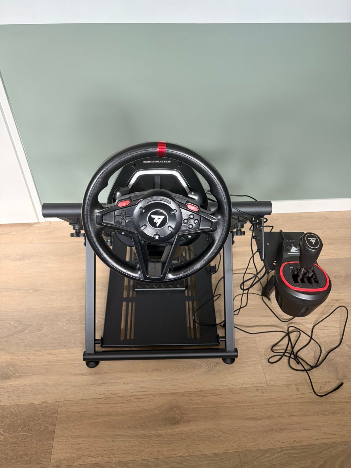 Thrustmaster T128 + TH8S shifter + Standaard. PS5/PS4/PC, Ophalen of Verzenden, Zo goed als nieuw, PlayStation 4